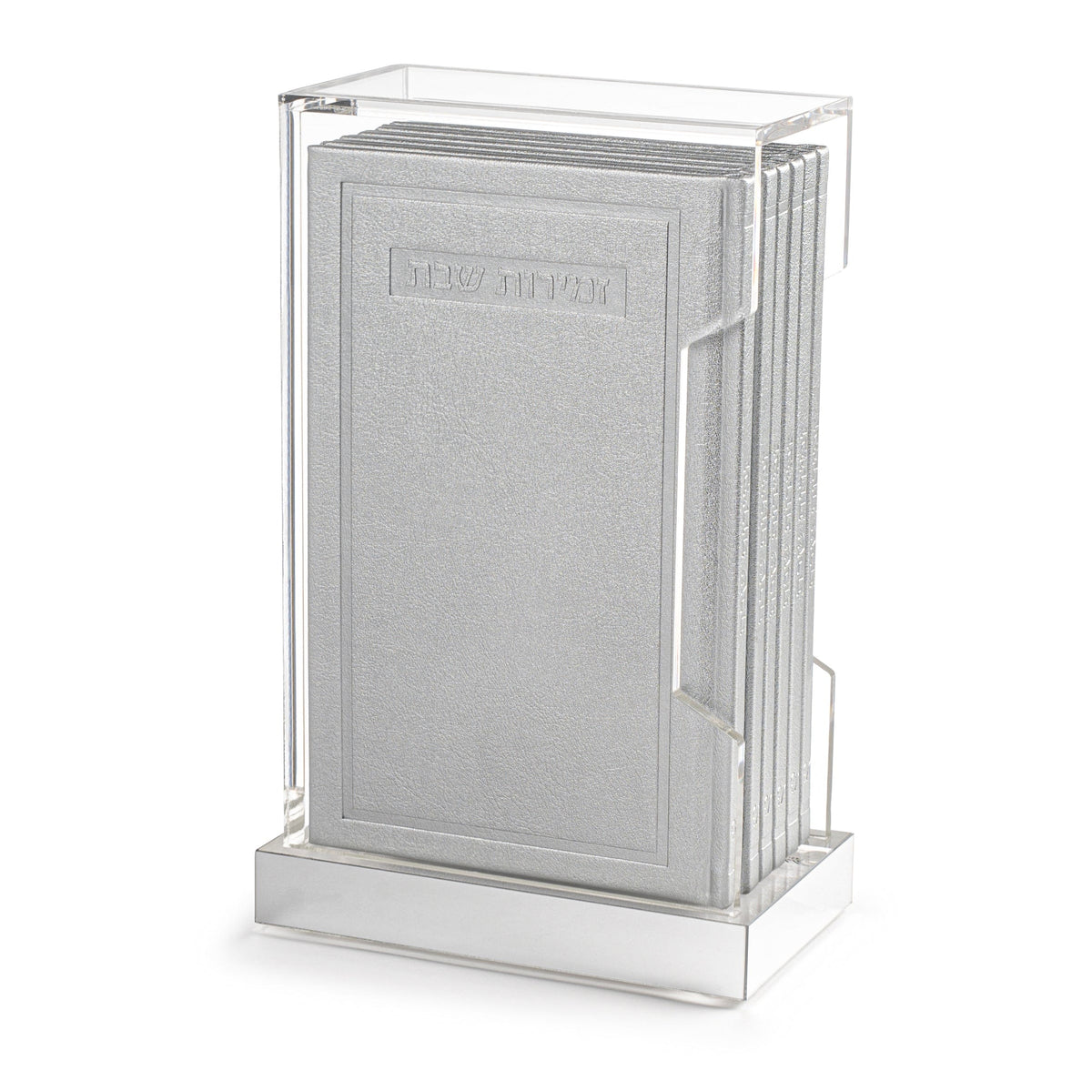 Tall Hardcover Leather & Lucite Bencher Set - Waterdale Collection
