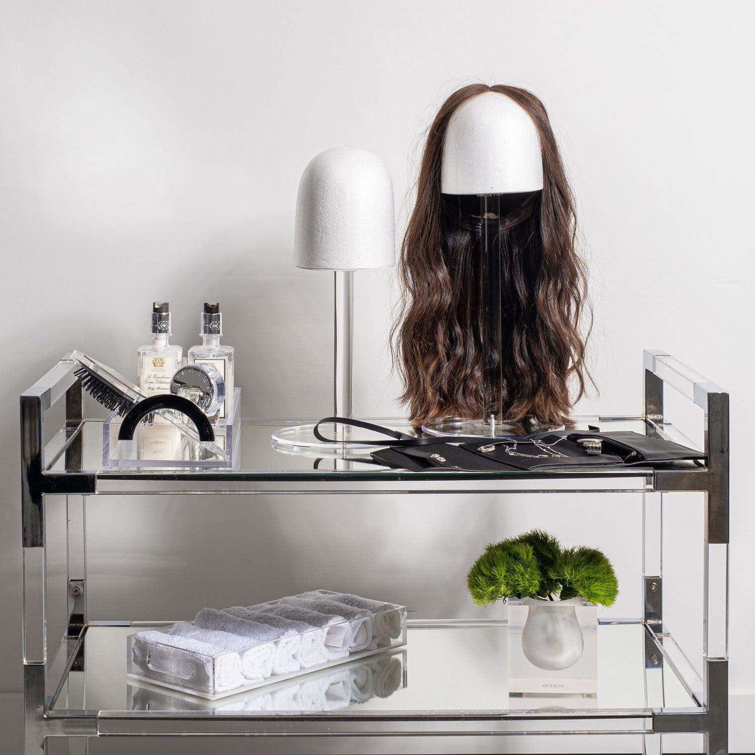 Lucite Wig Head