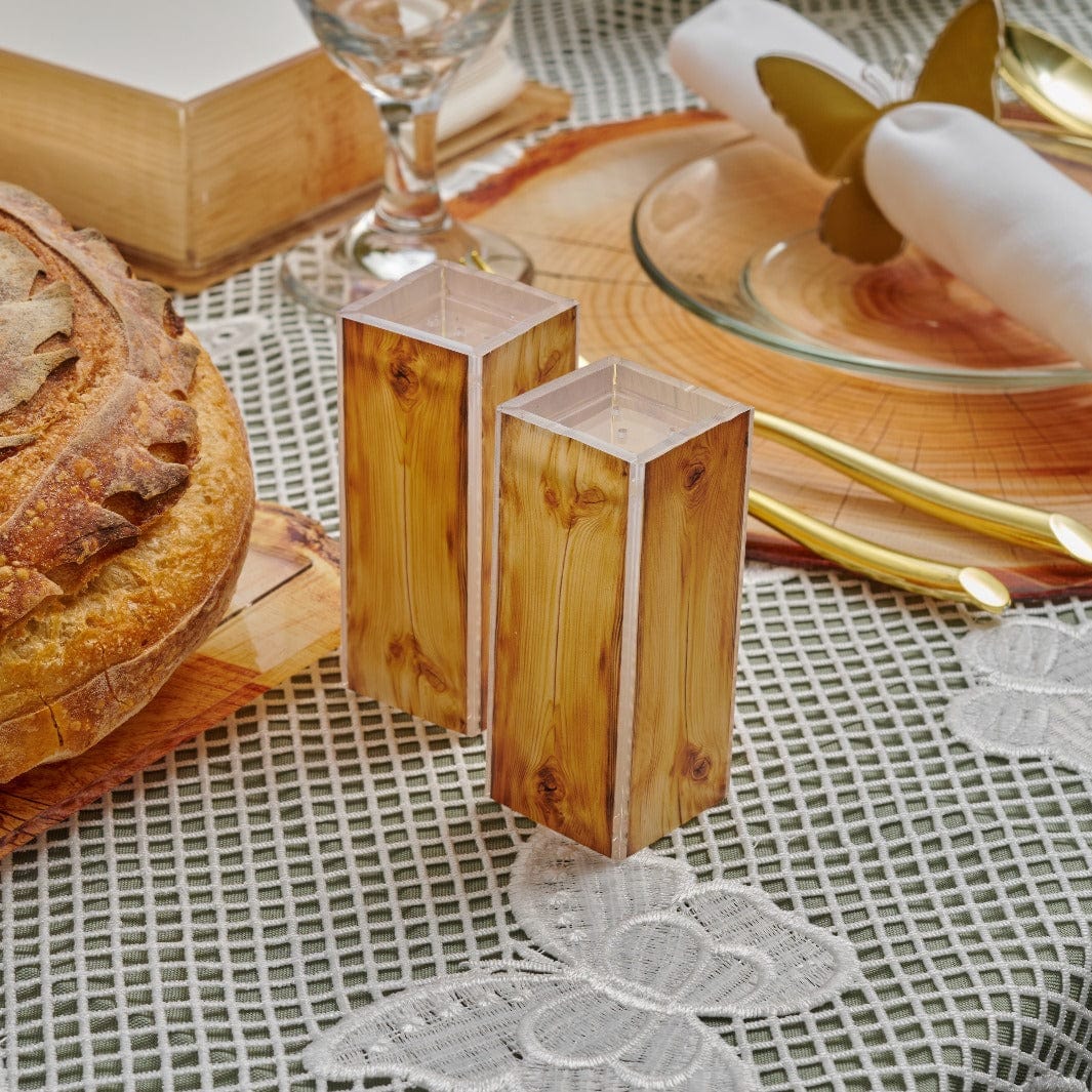 Wood Salt Shakers