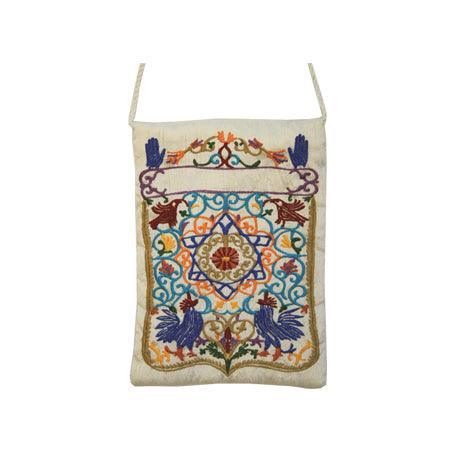 White Oriental Embroidered Bag (EM-PB8W)