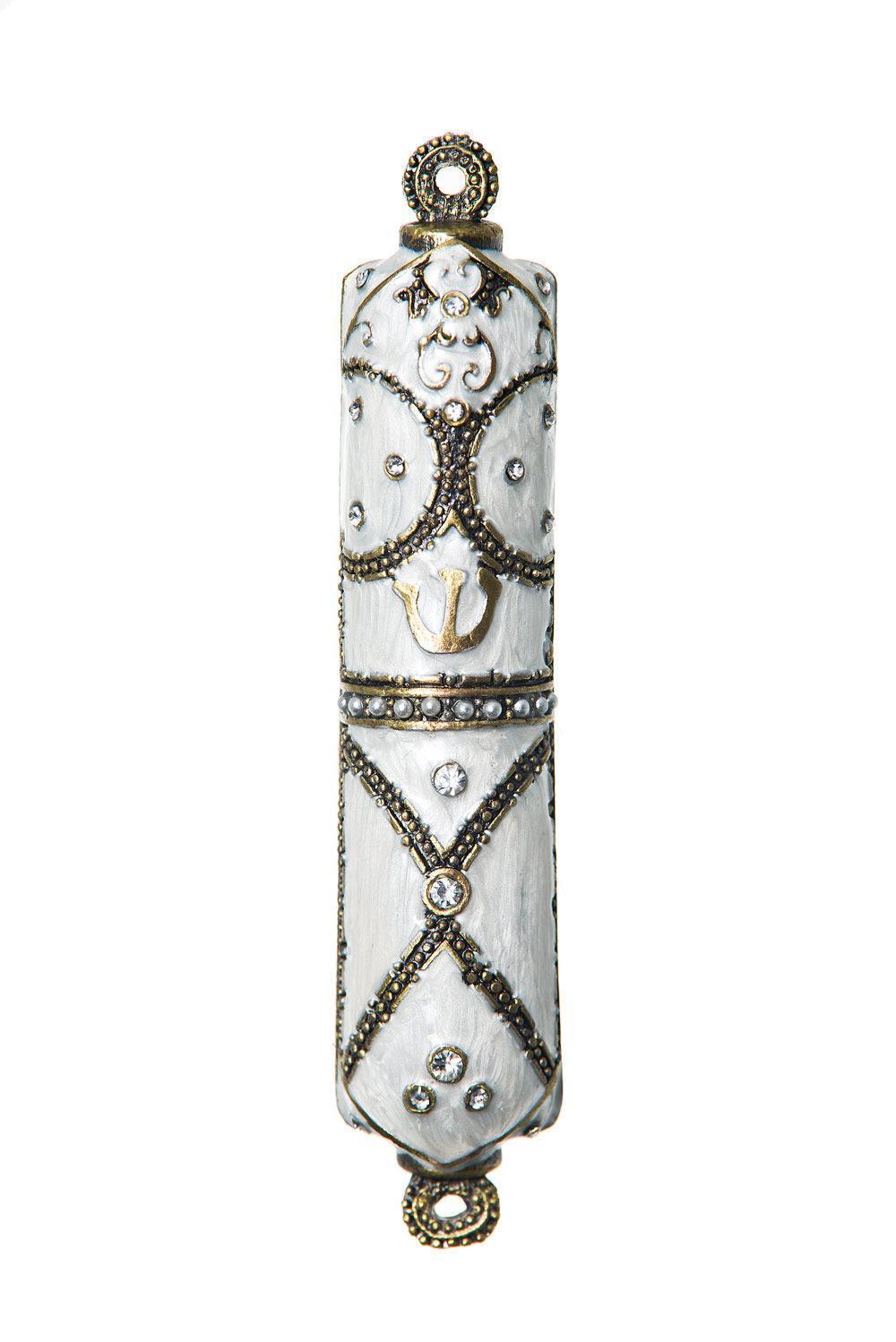 WHITE WITH STONES