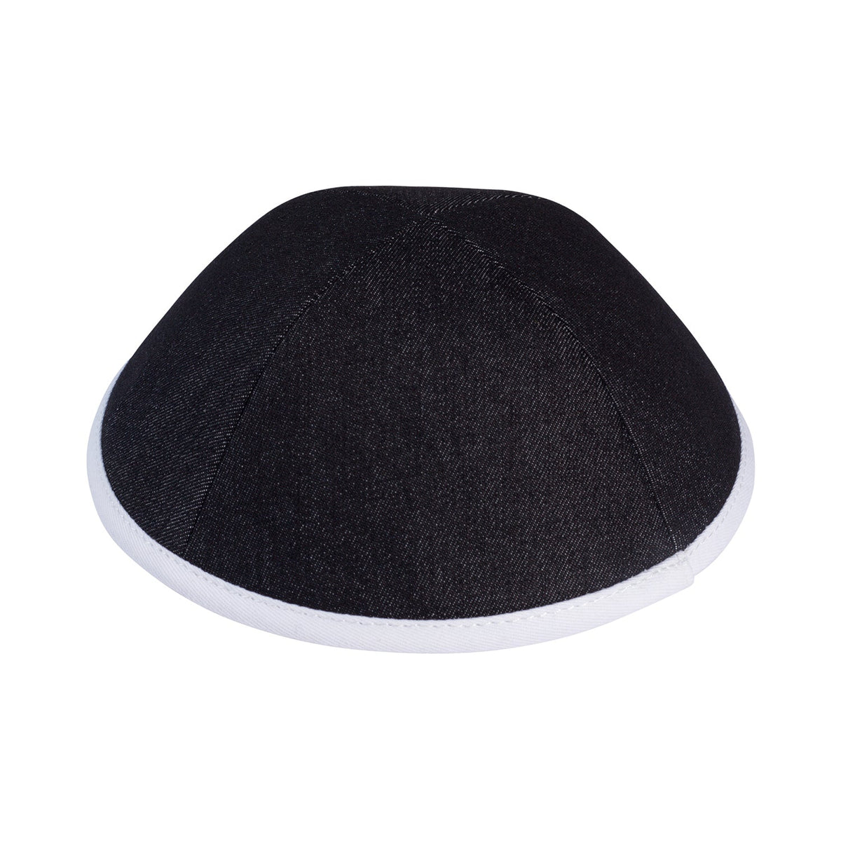 IKIPPAH DARK DENIM COLORS W/ COLORED RIM YARMULKE