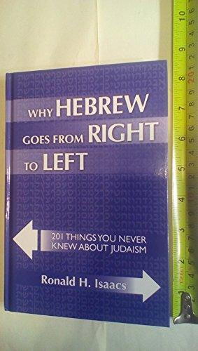 Why Hebrew goes from Right to Left