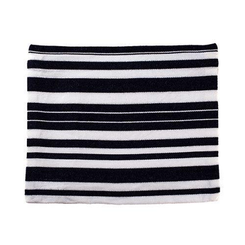 Woven Tallit w/ Stripes-Black (EM-TAA2)
