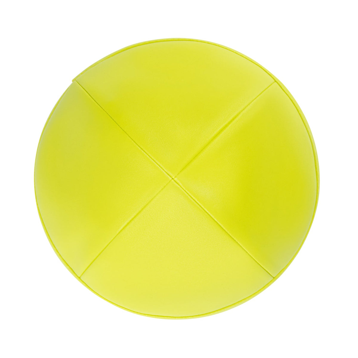 IKIPPAH LIME LEATHER YARMULKE