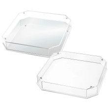 2 IN 1 LUCITE MATZAH BOX