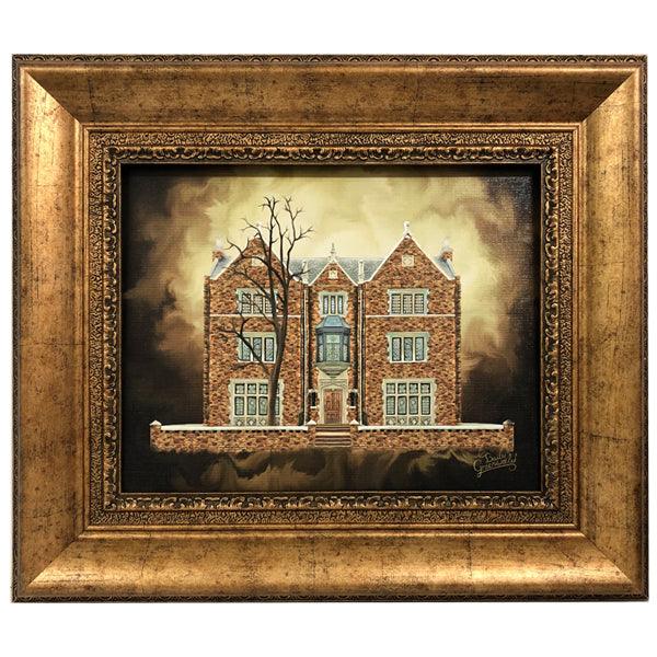 Chabad House 770 Painting on Canvas- Vintage Style Large