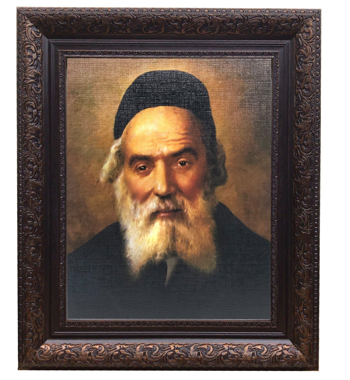 Chofetz Chaim Framed picture-Painting in Brown Frame, Size 11x14"