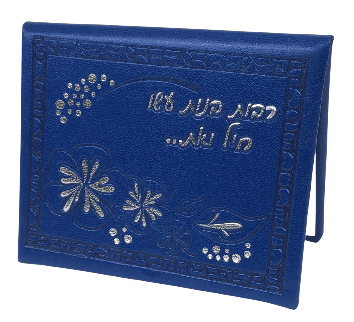 Girls' Leather Magnetic Mirror- Dk Blue