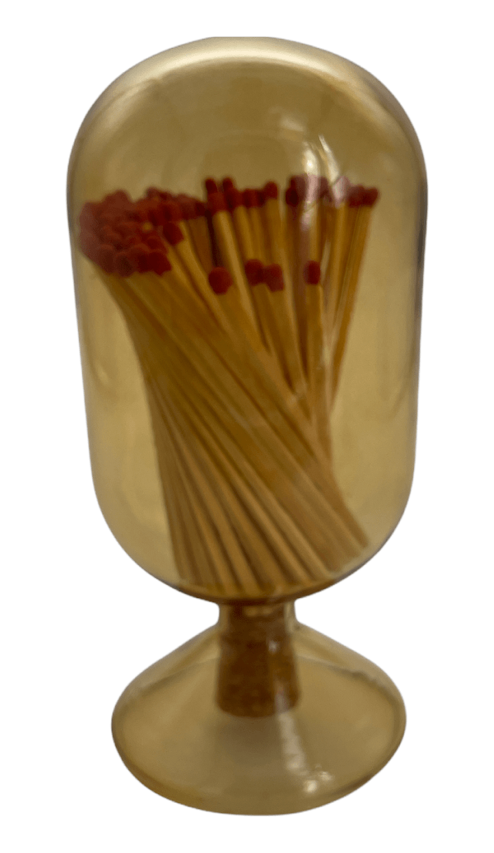 Glass Match Cloche-Champagne