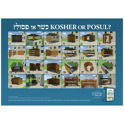 Halachos of Succah Poster Kosher or P?