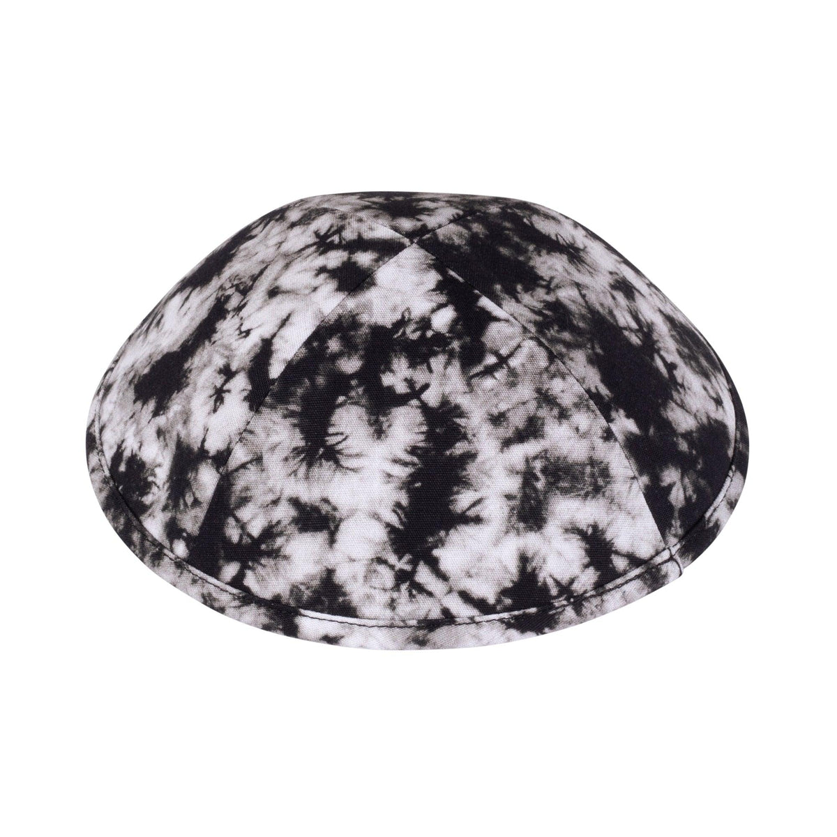 IKIPPAH BLACK &amp; WHITE TIE DYE YARMULKE