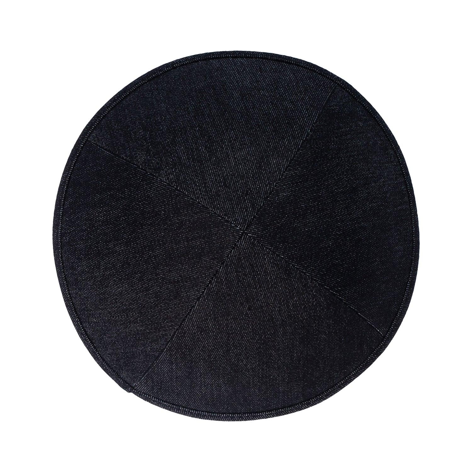 IKIPPAH BLACK DENIM YARMULKE