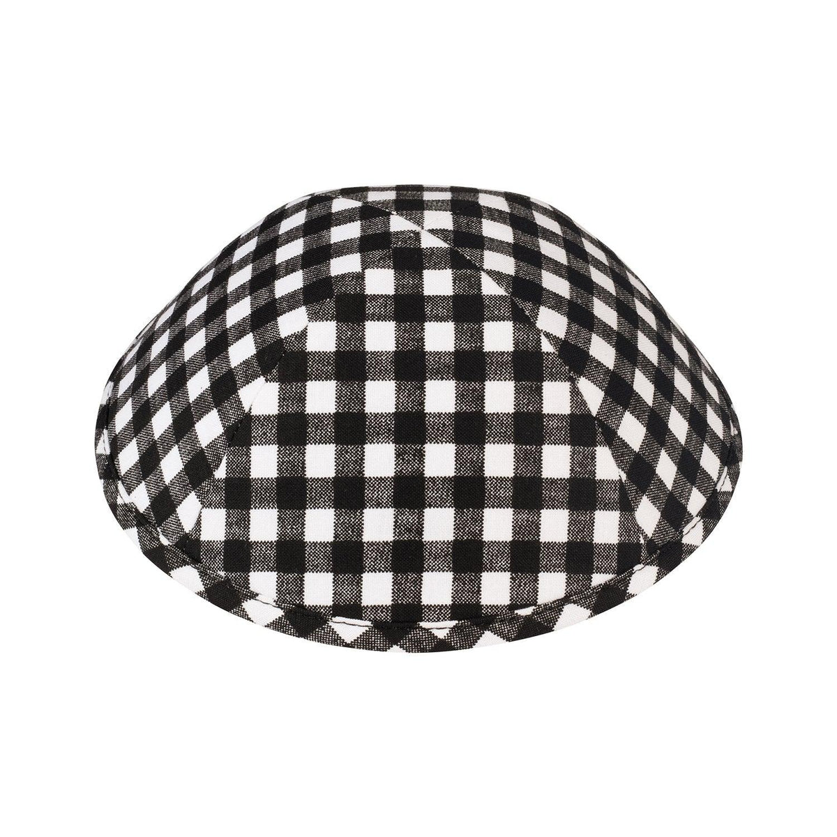 IKIPPAH BLACK GINGHAM YARMULKE