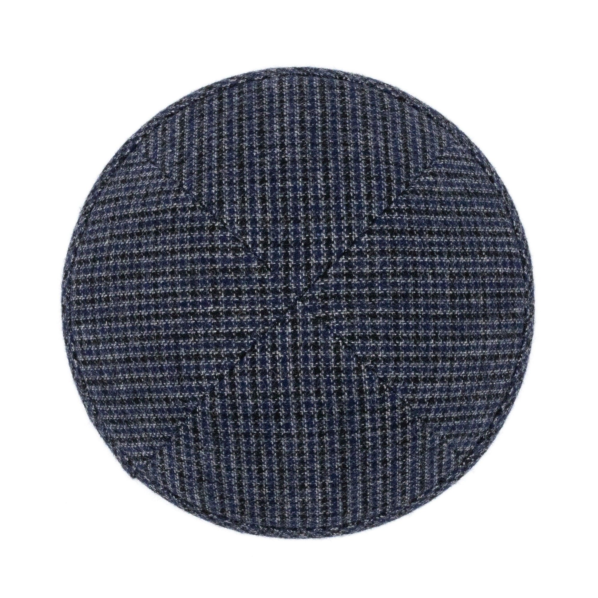 IKIPPAH BLACK / NAVY HOUNDSTOOTH YARMULKE