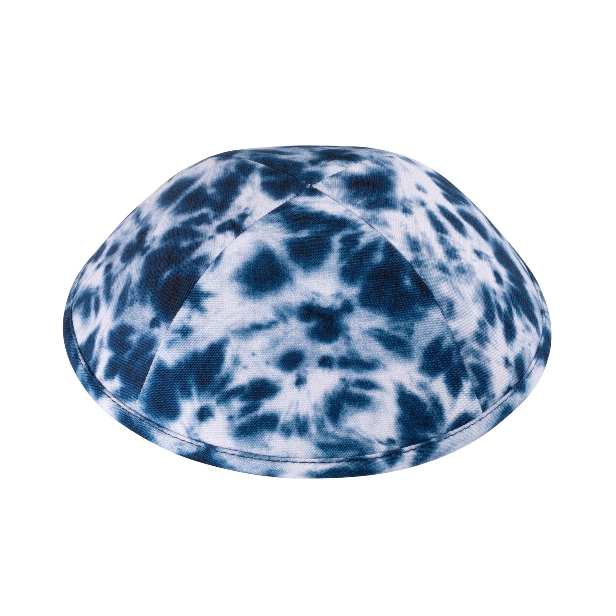 IKIPPAH BLUE & WHITE TIE DYE YARMULKE