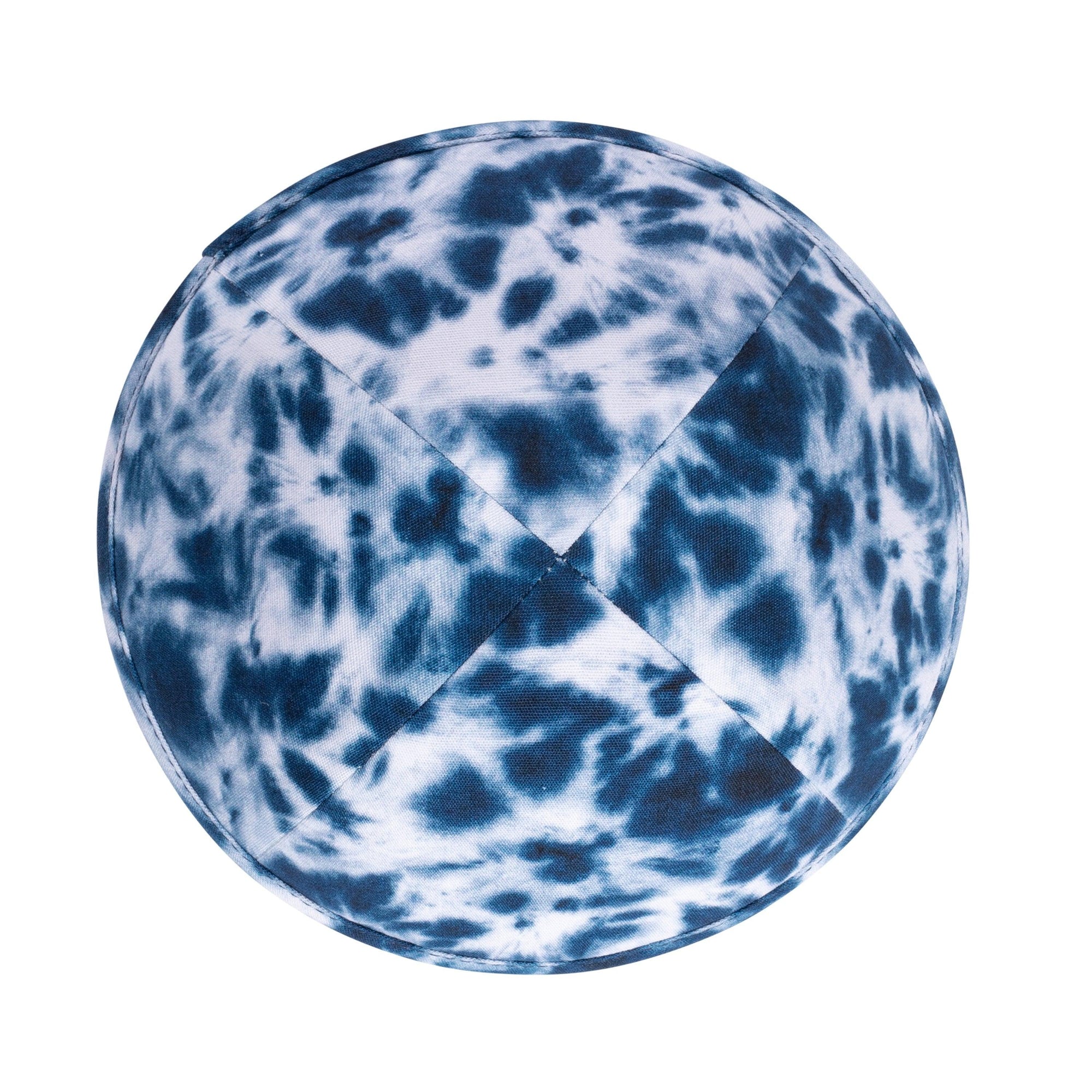 IKIPPAH BLUE & WHITE TIE DYE YARMULKE