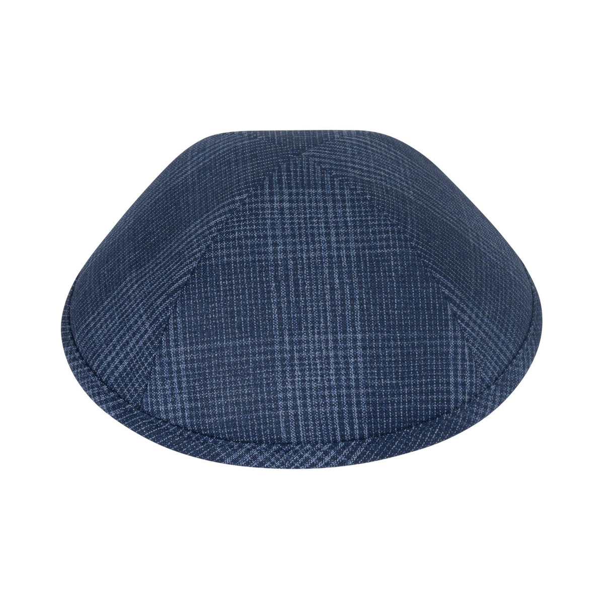 IKIPPAH BLUE ON BLUE PLAID YARMULKE