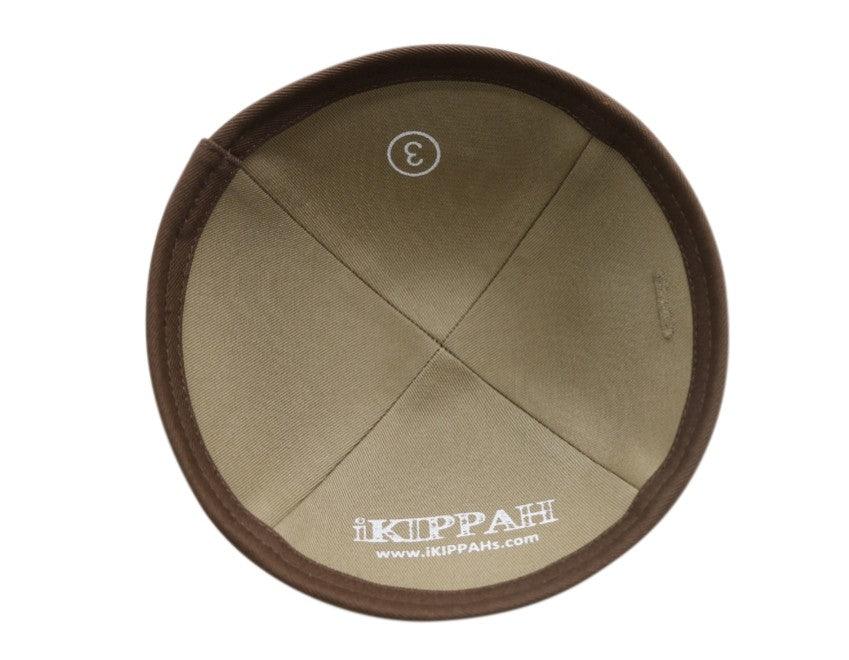 IKIPPAH BROWN VELVET YARMULKE