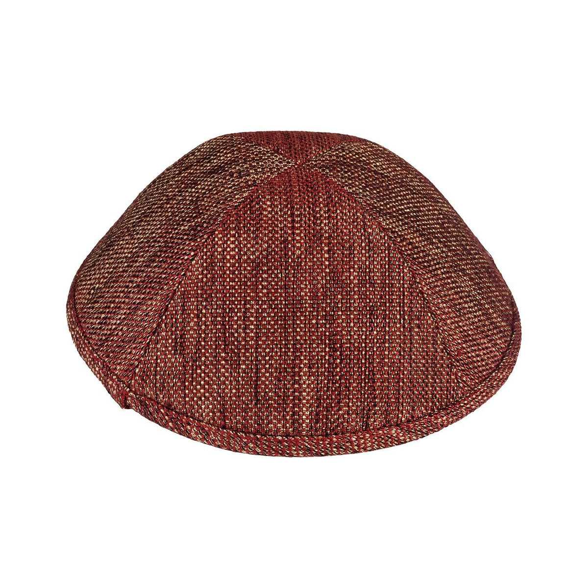 IKIPPAH BURGUNDY METALLIC YARMULKE