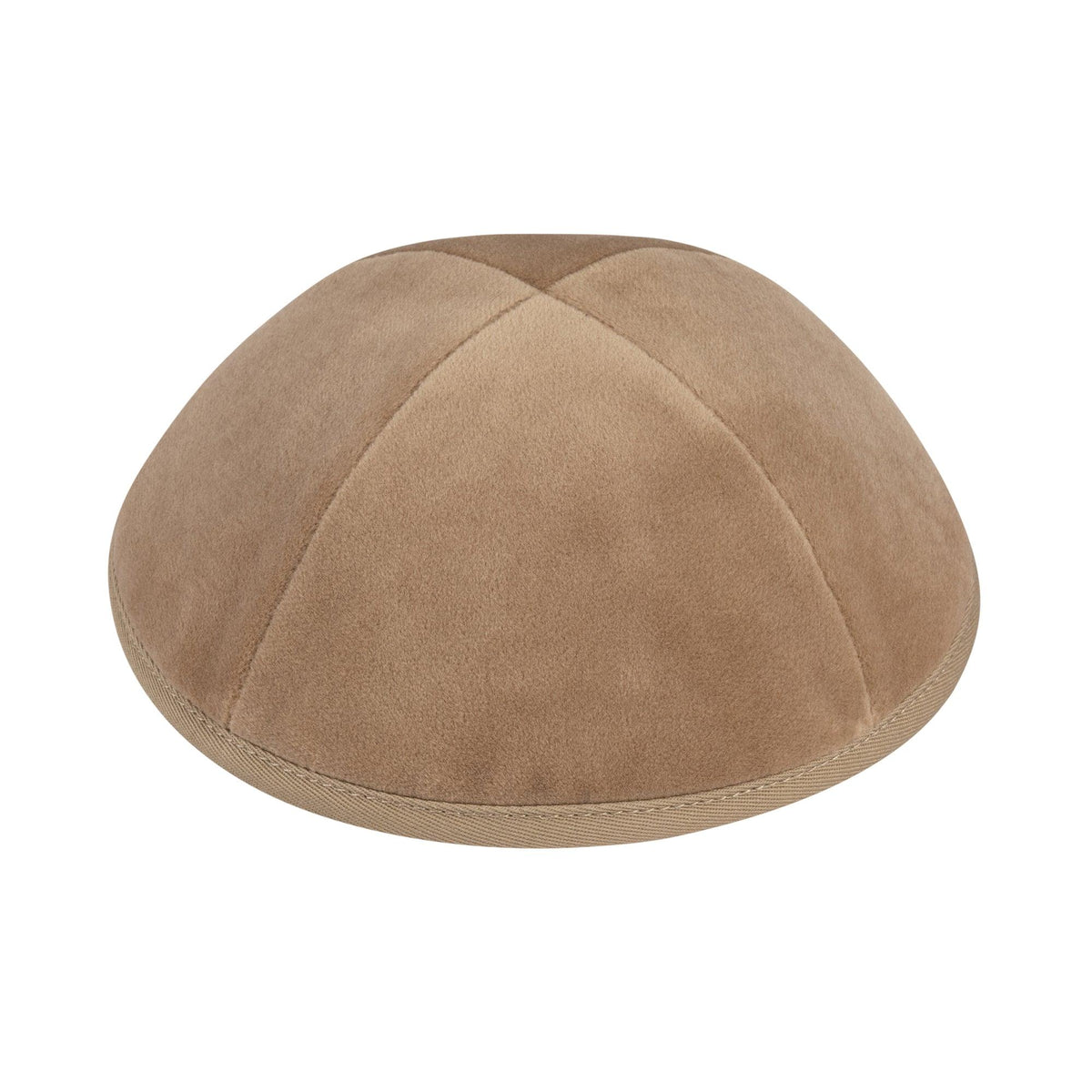 IKIPPAH CAMEL VELVET YARMULKE