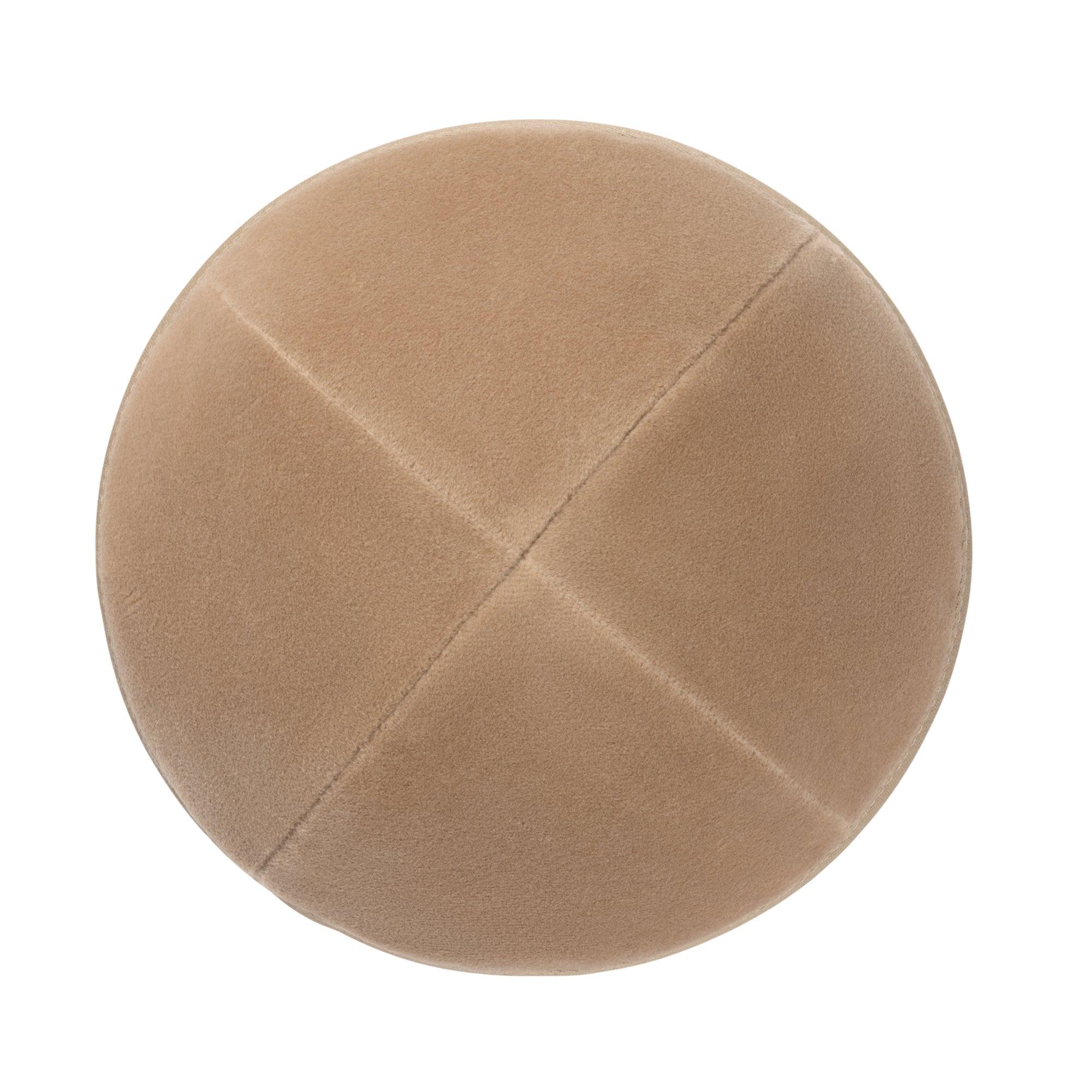 IKIPPAH CAMEL VELVET YARMULKE