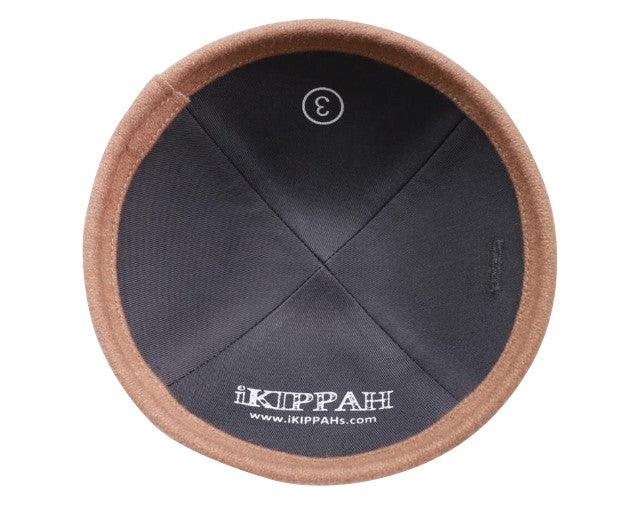 IKIPPAH CAMEL WOOL YARMULKE