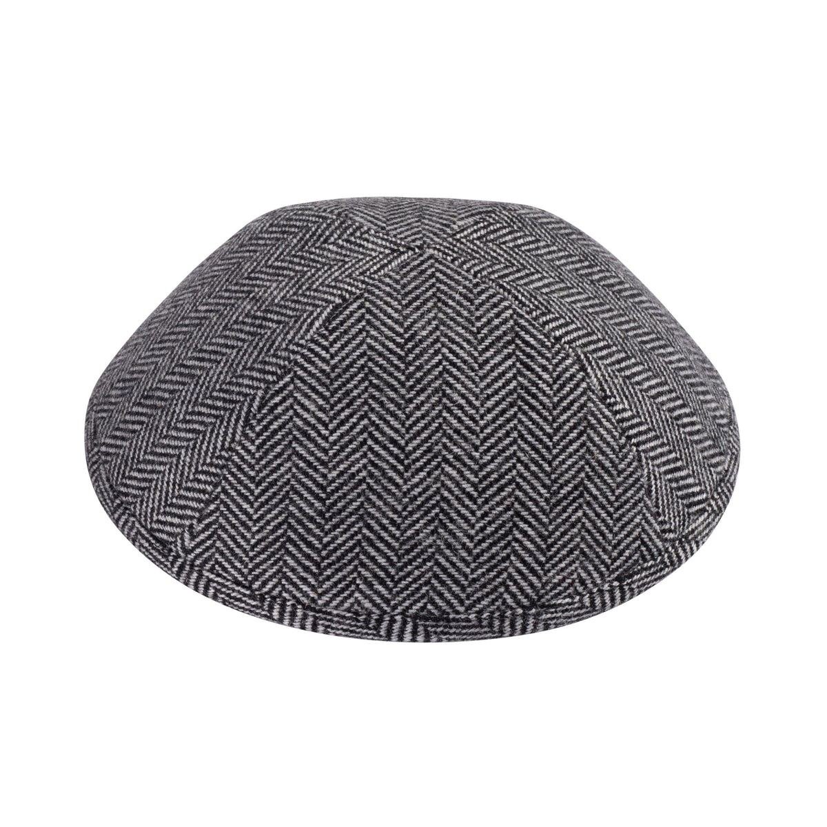 IKIPPAH GRAY HERRINGBONE YARMULKE