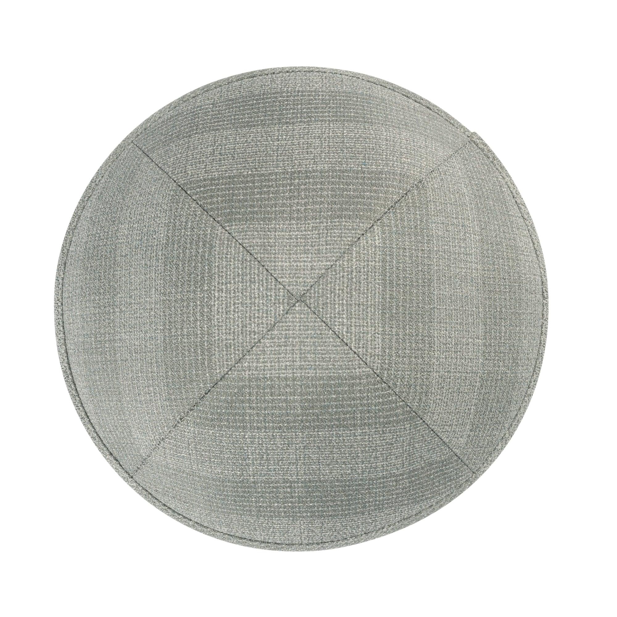 IKIPPAH GRAY ON GRAY PLAID YARMULKE