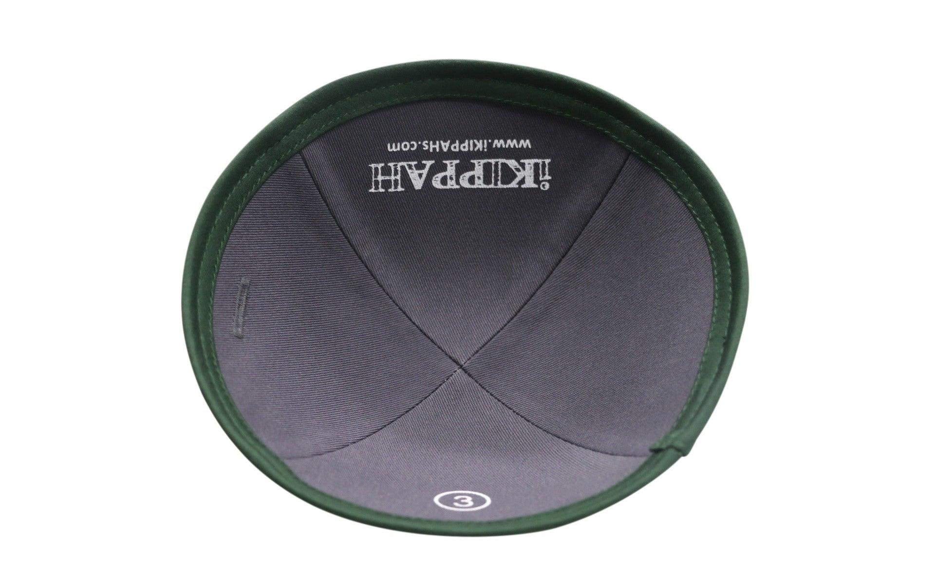 IKIPPAH HUNTER GREEN SUITING YARMULKE