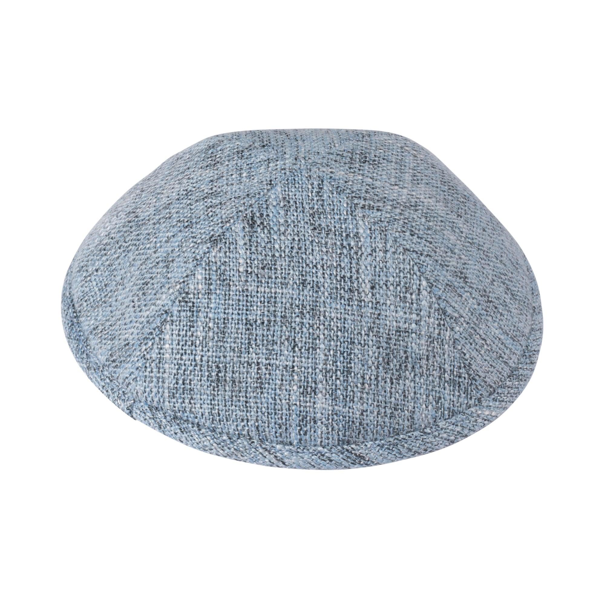IKIPPAH INTERLACED GRAY YARMULKE