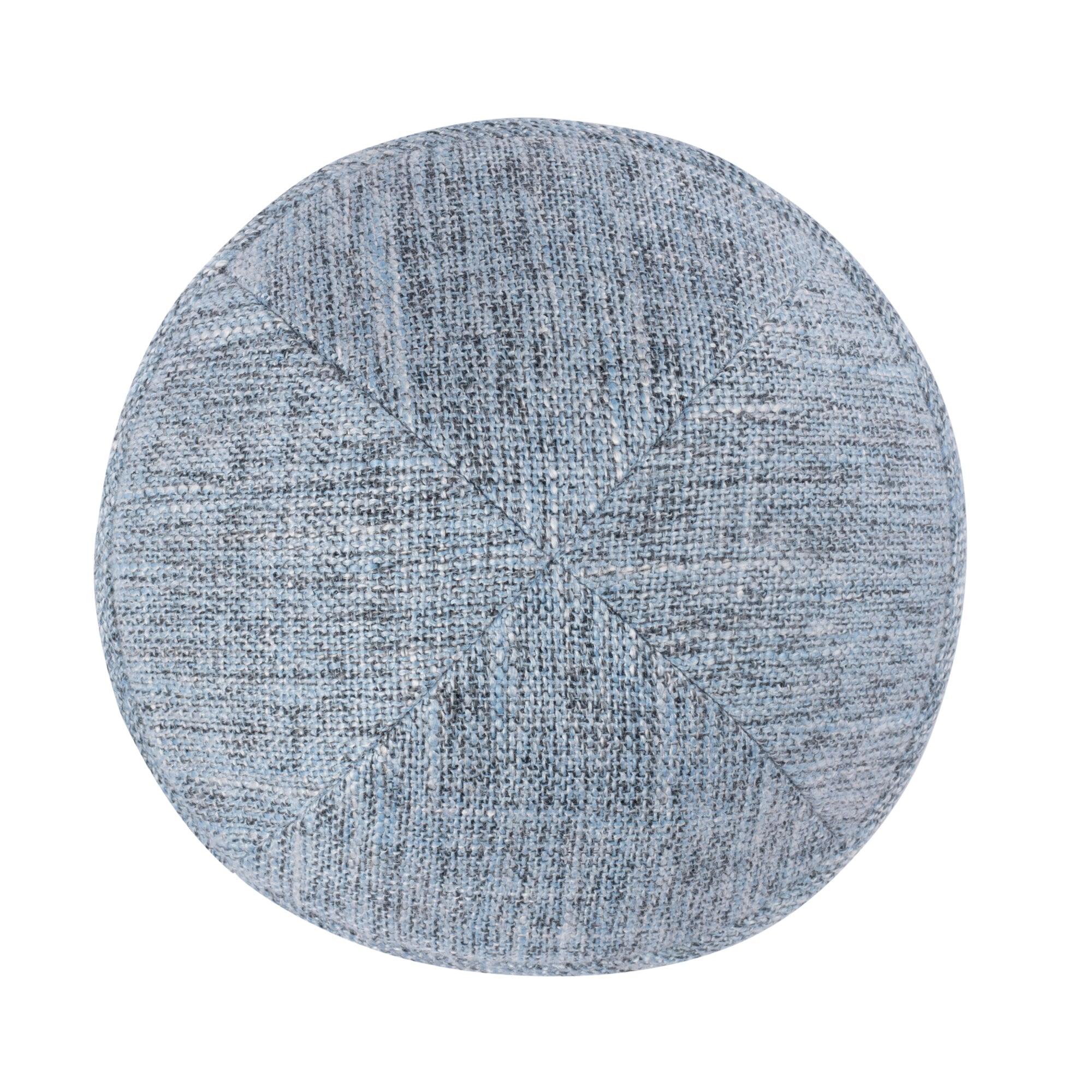 IKIPPAH INTERLACED GRAY YARMULKE