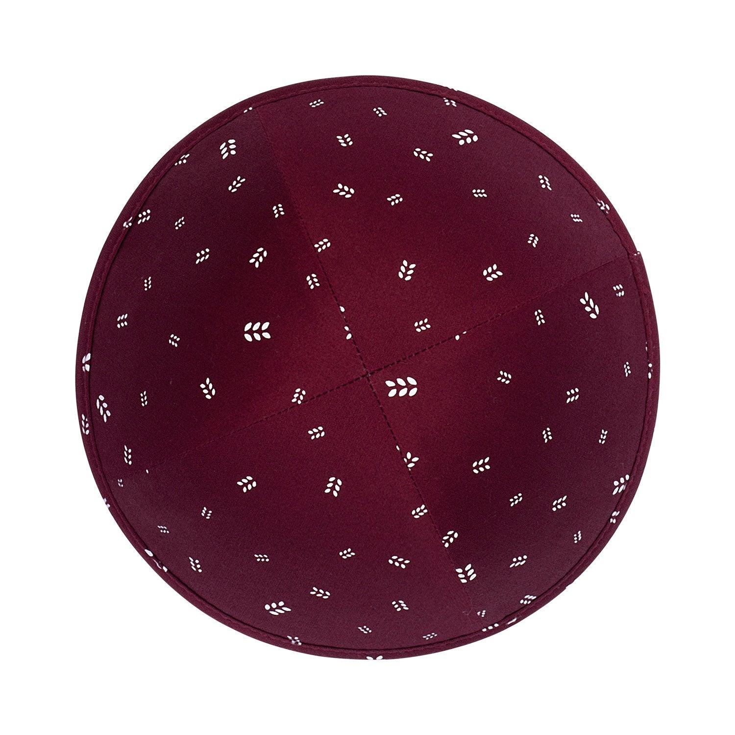 IKIPPAH LEAVE IT - BURGUNDY YARMULKE