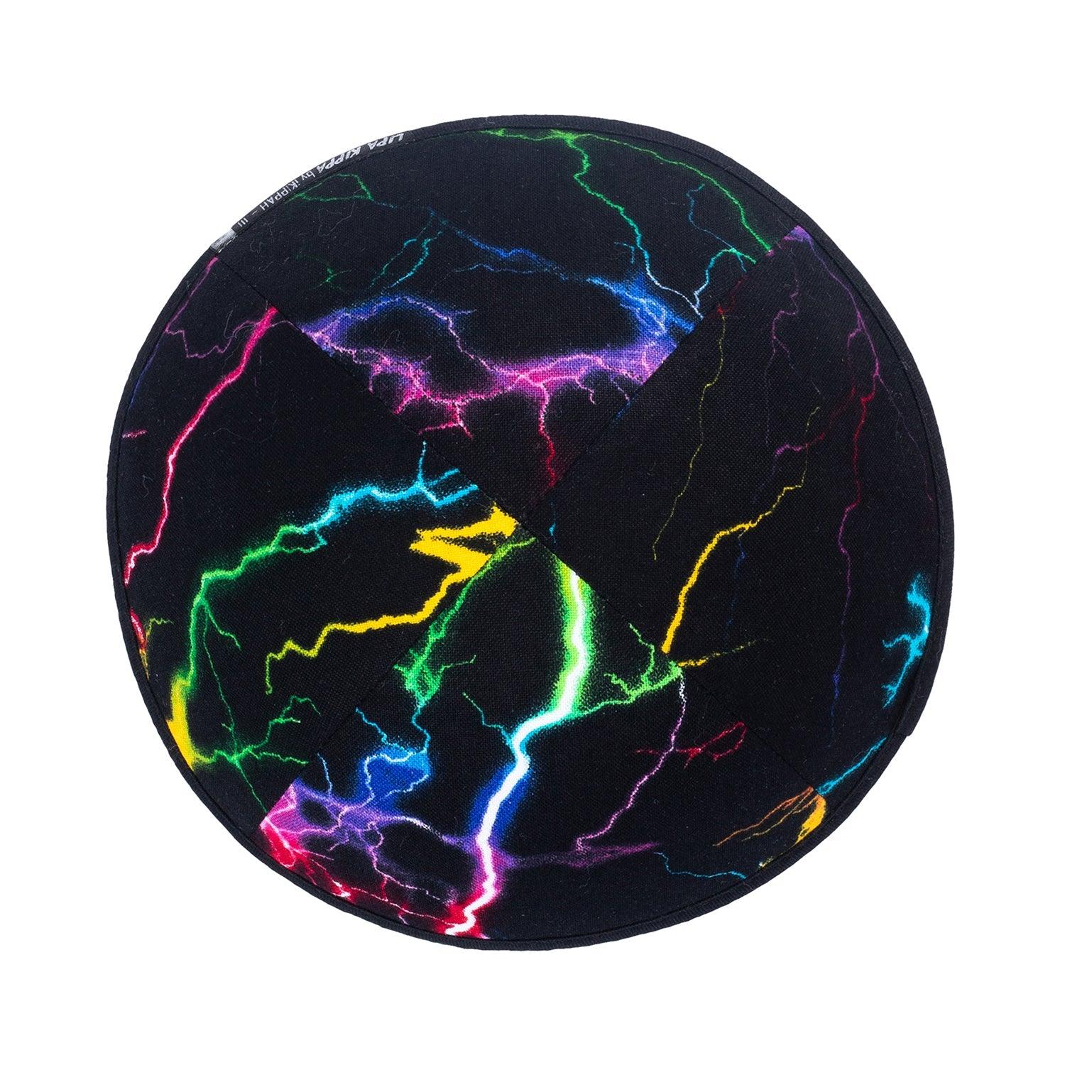 IKIPPAH LIGHTNING BOLT - GLOW IN THE DARK YARMULKE