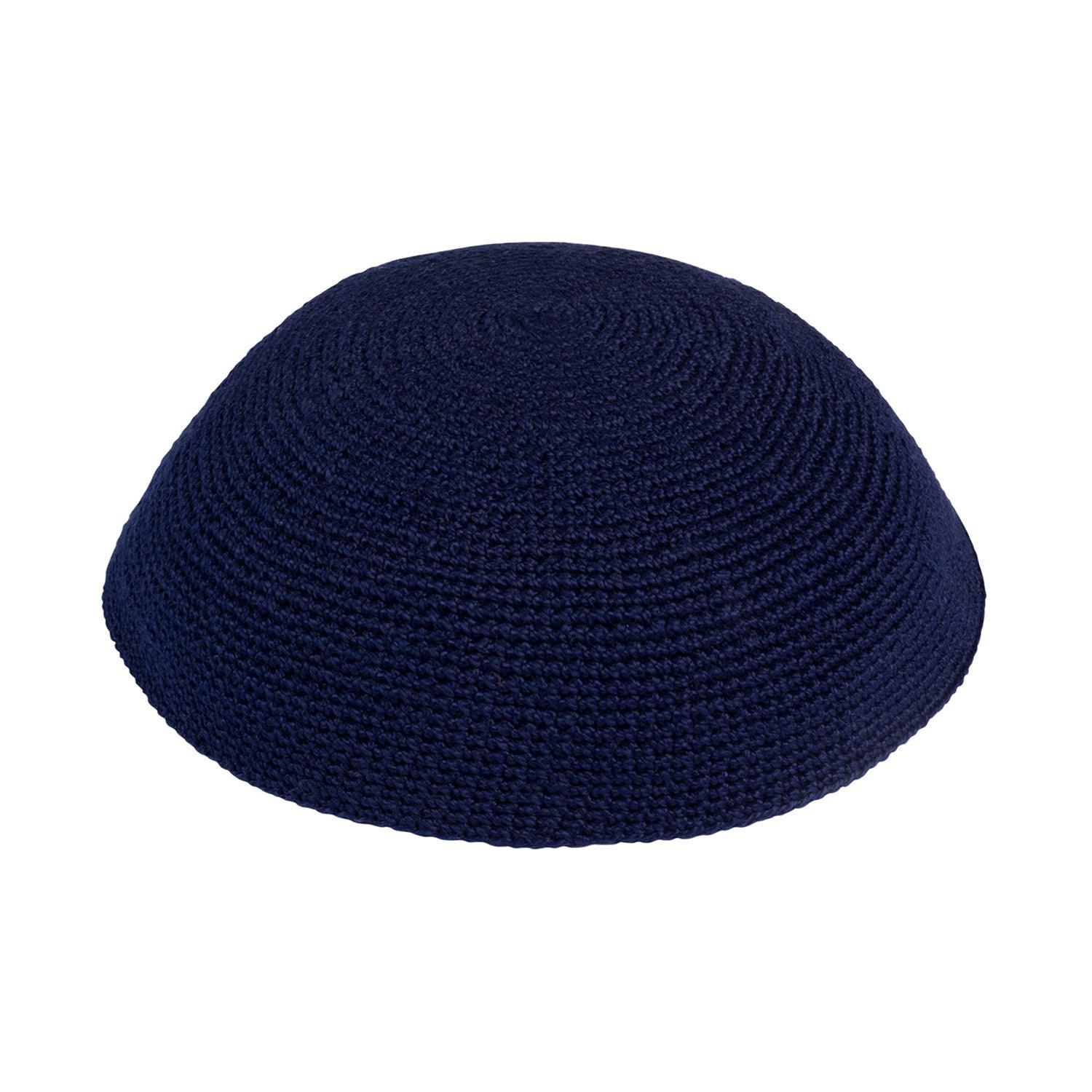 IKIPPAH NAVY KNIT YARMULKE