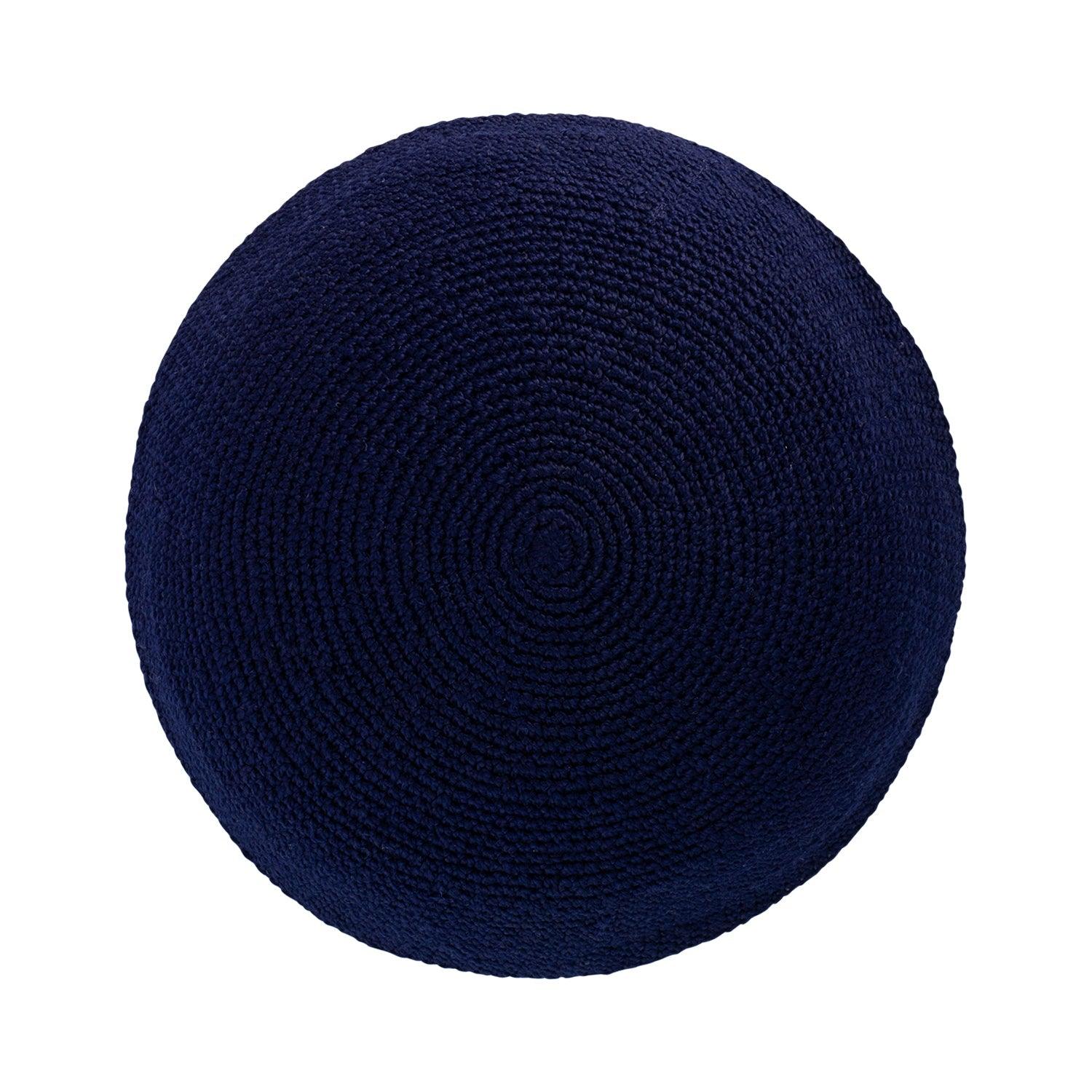 IKIPPAH NAVY KNIT YARMULKE