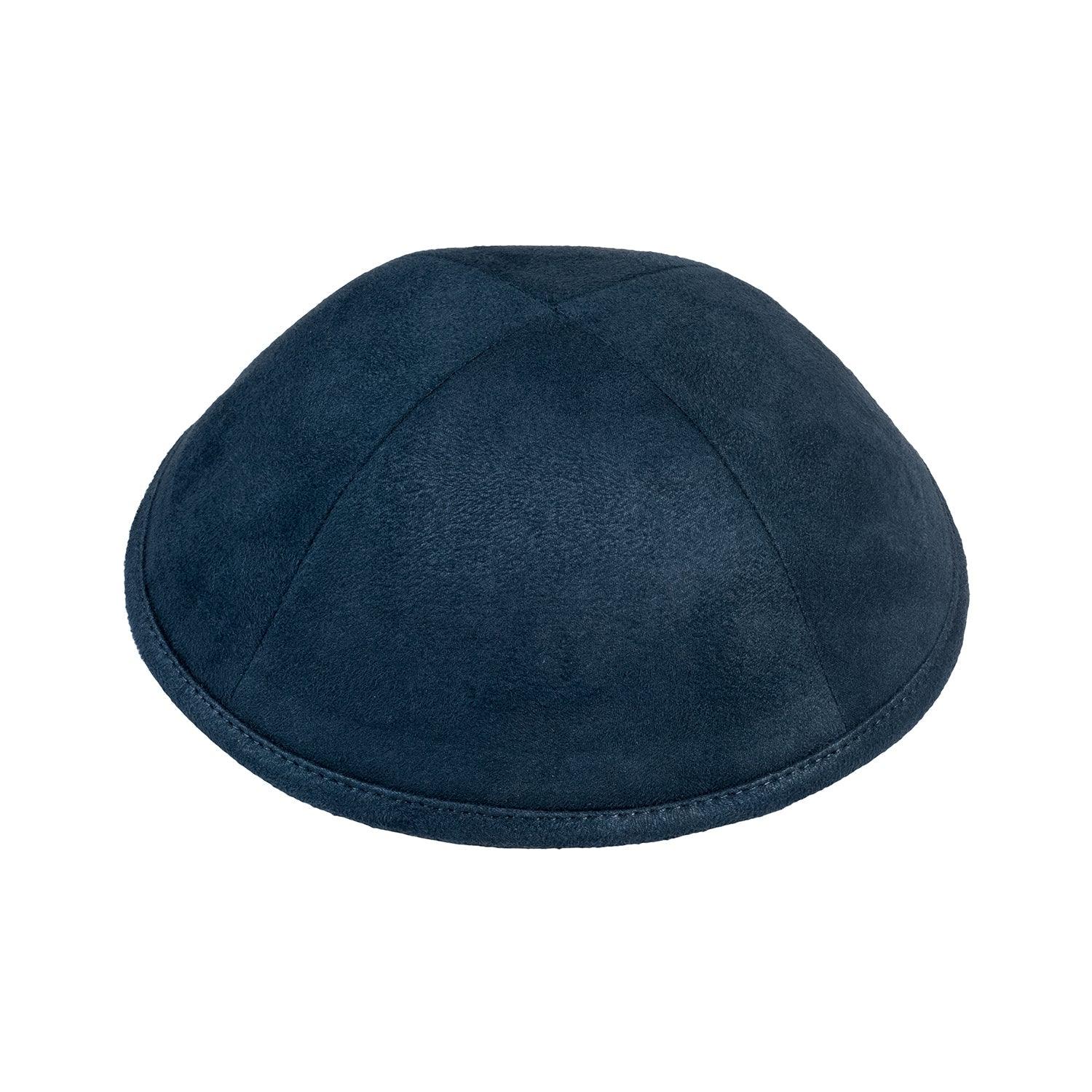 IKIPPAH NAVY SUEDE YARMULKE