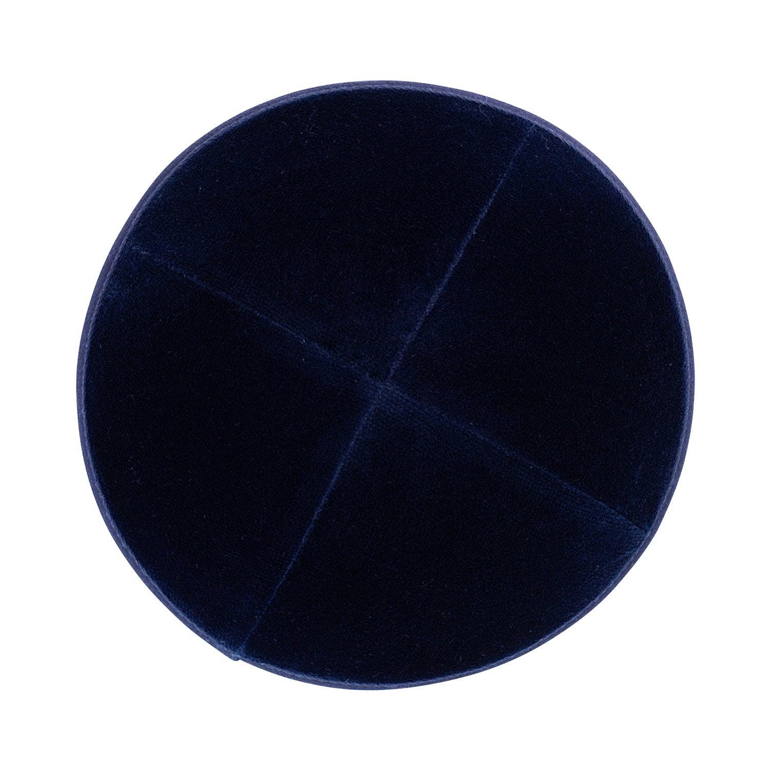 IKIPPAH NAVY VELVET YARMULKE