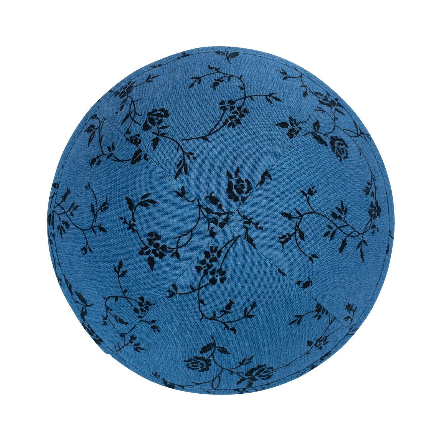 IKIPPAH NIGHTFALL BLOOM - BLUE YARMULKE