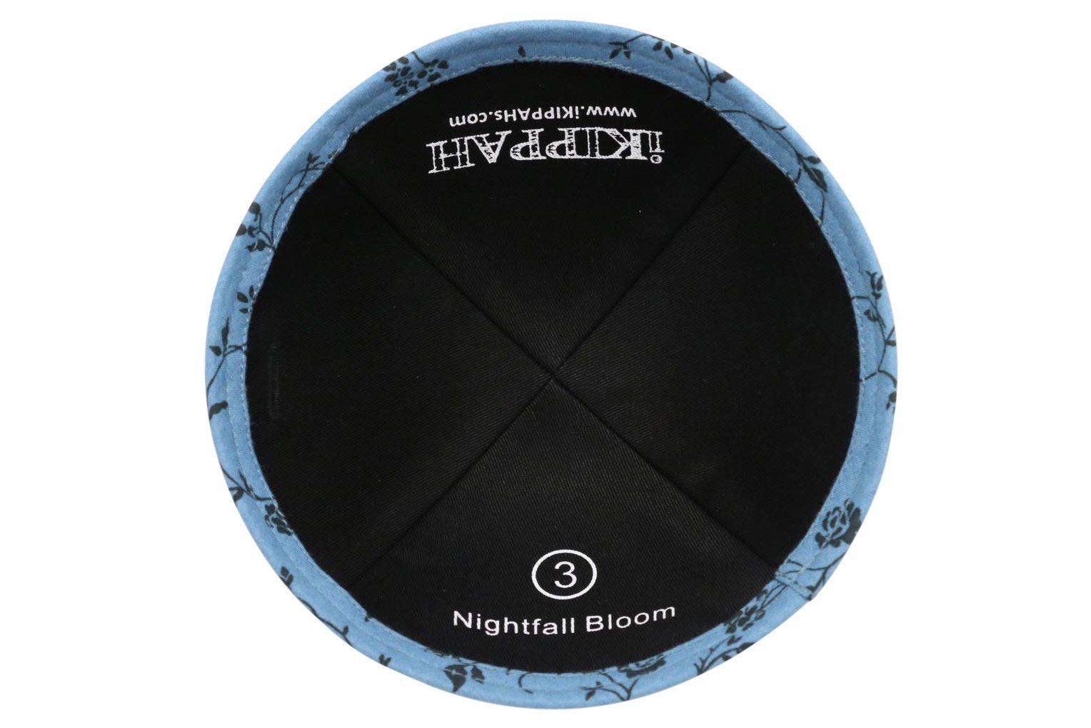 IKIPPAH NIGHTFALL BLOOM - BLUE YARMULKE