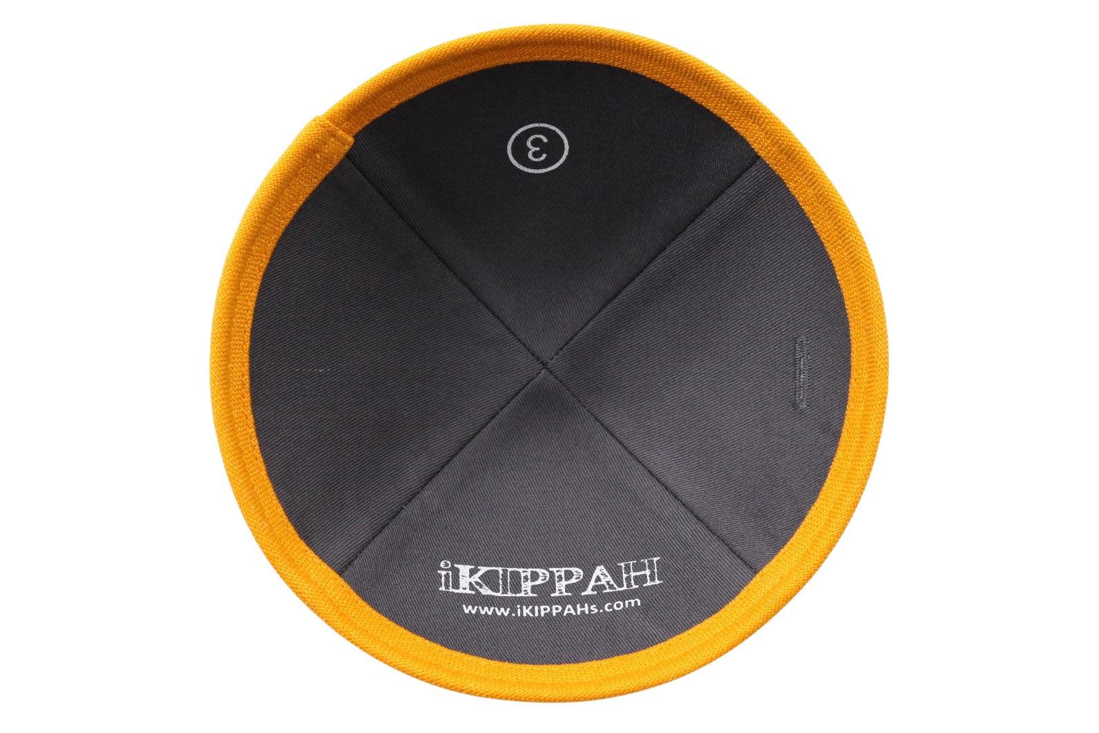 IKIPPAH ORANGE LINEN YARMULKE