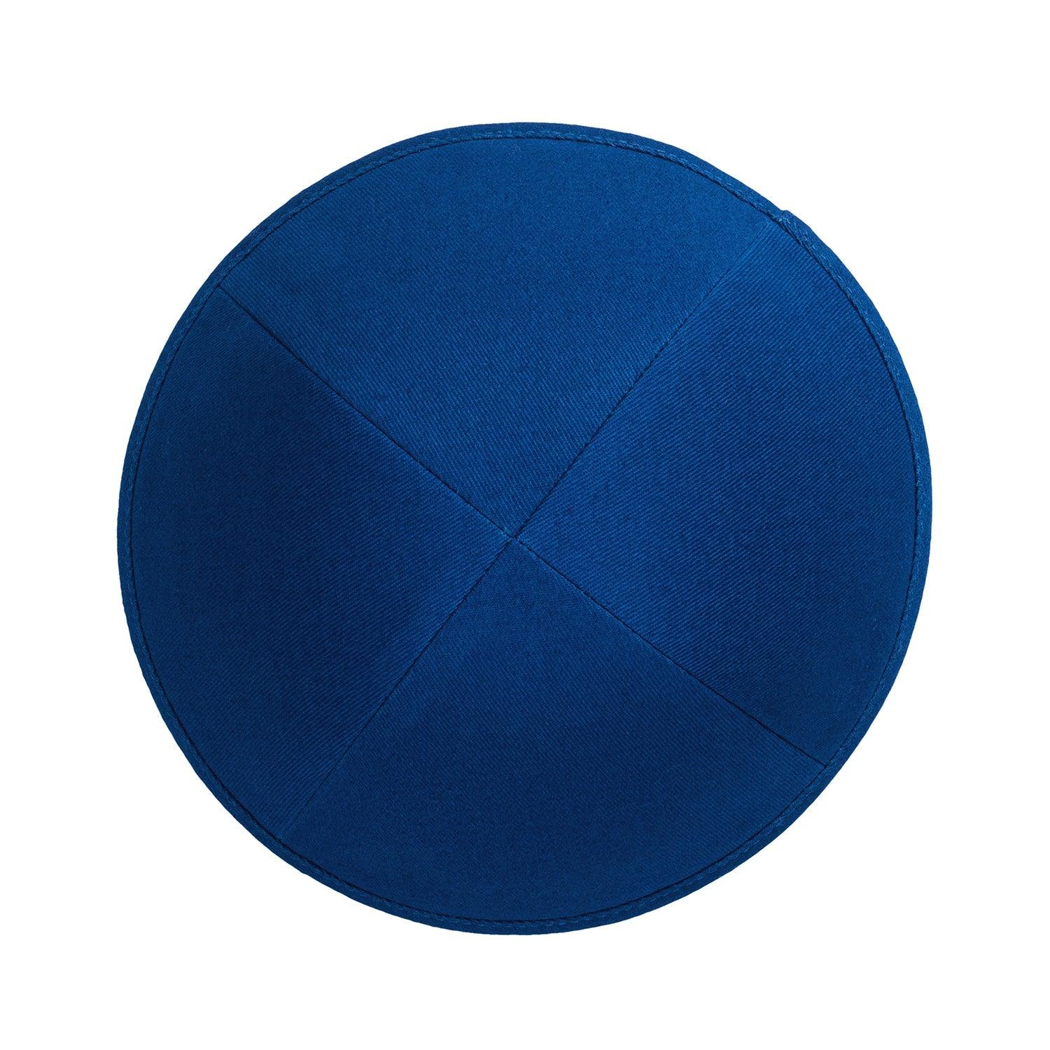 IKIPPAH ROYAL BLUE COTTON YARMULKE