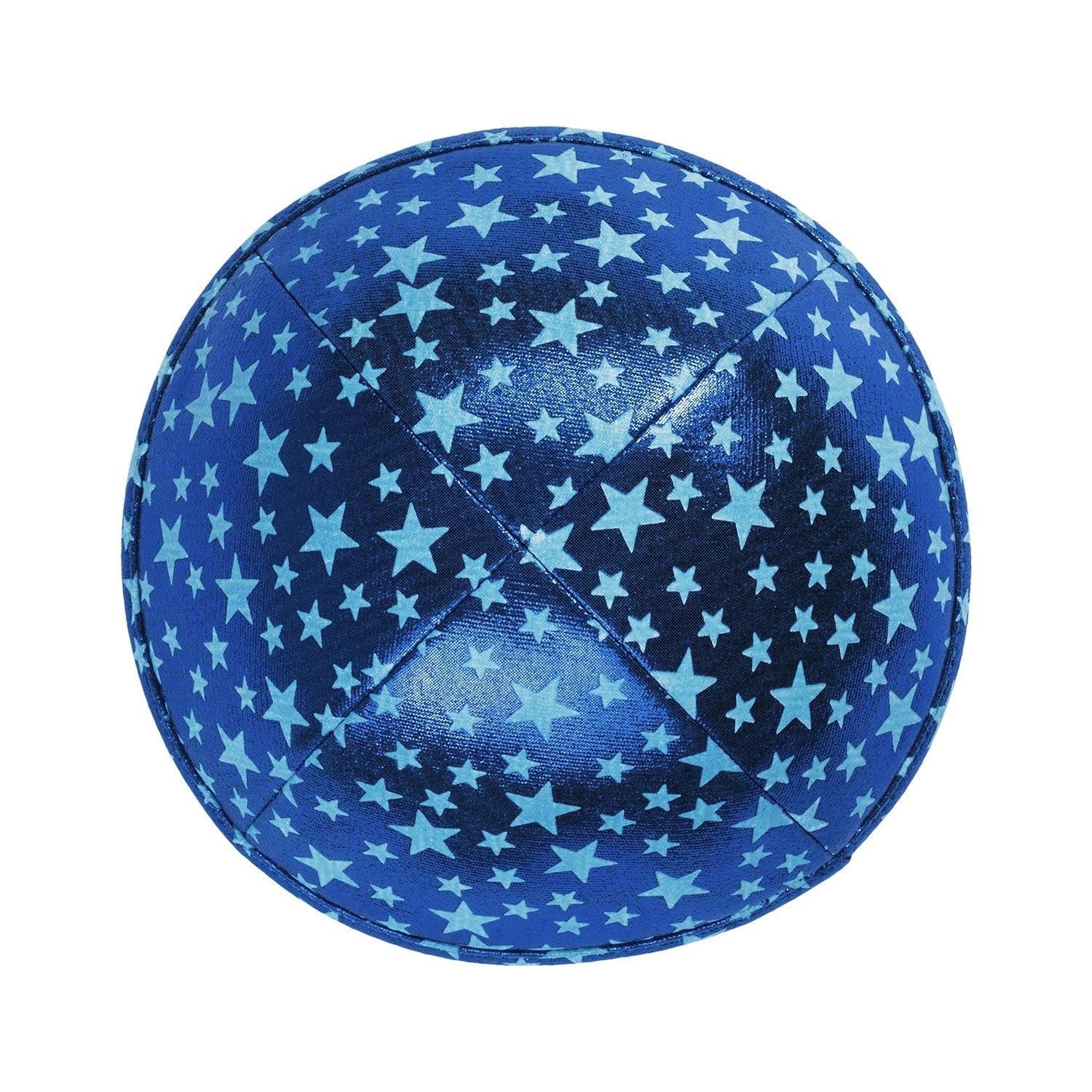 IKIPPAH ROYAL BLUE - GLOW IN THE DARK YARMULKE