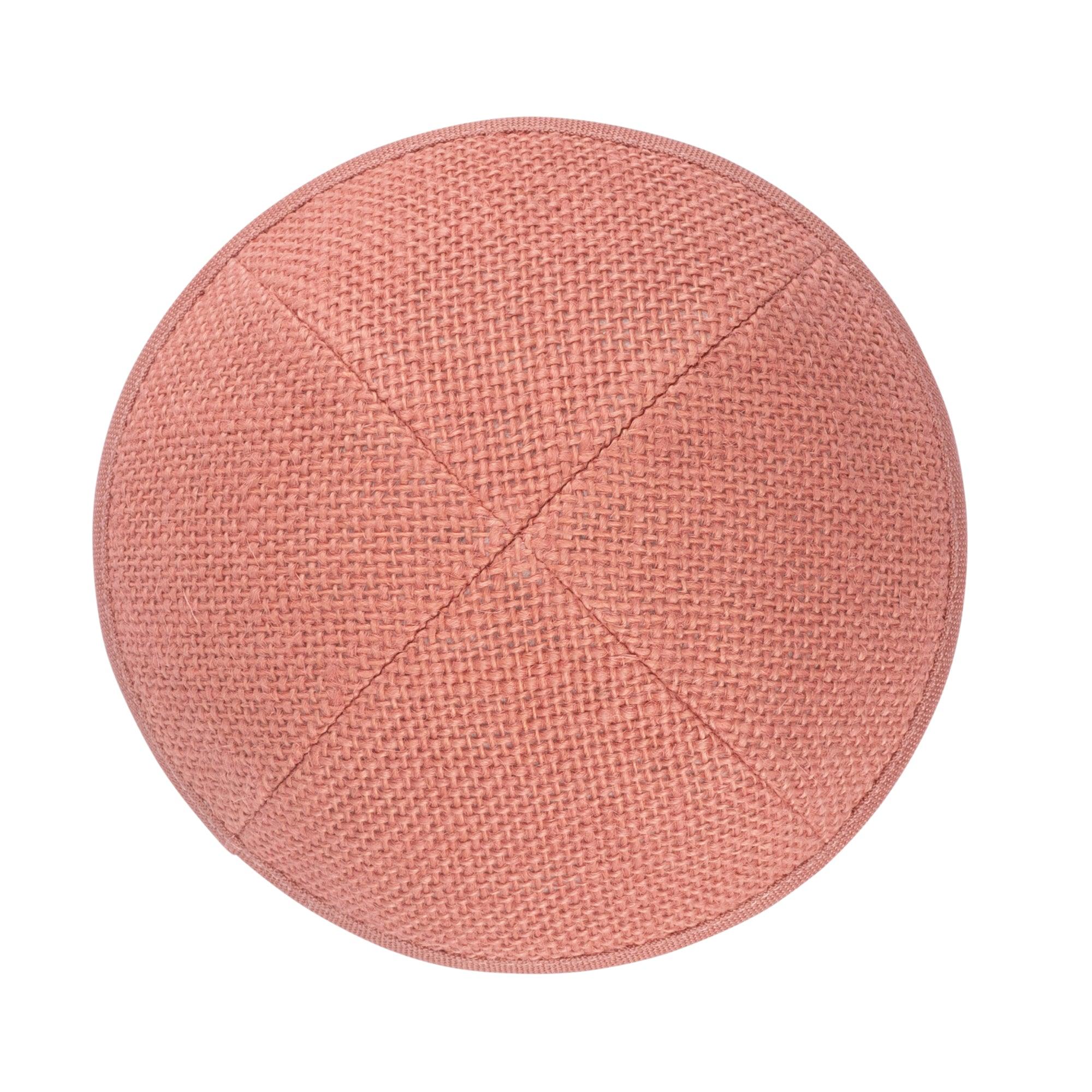 IKIPPAH SALMON BURLAP YARMULKE