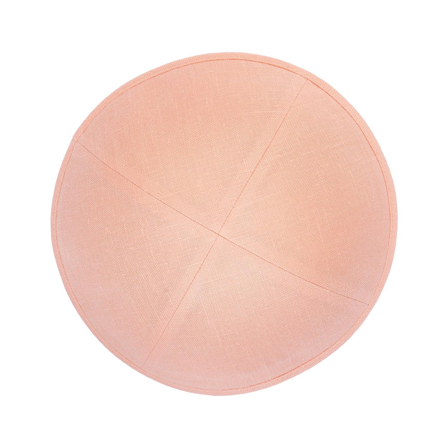 IKIPPAH SALMON LINEN YARMULKE