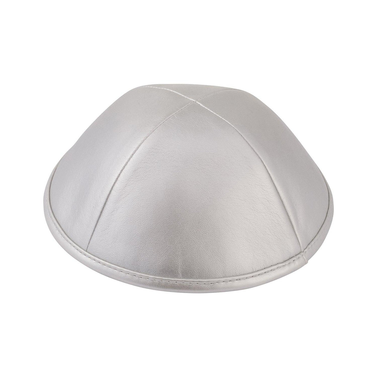 IKIPPAH SILVER LEATHER YARMULKE