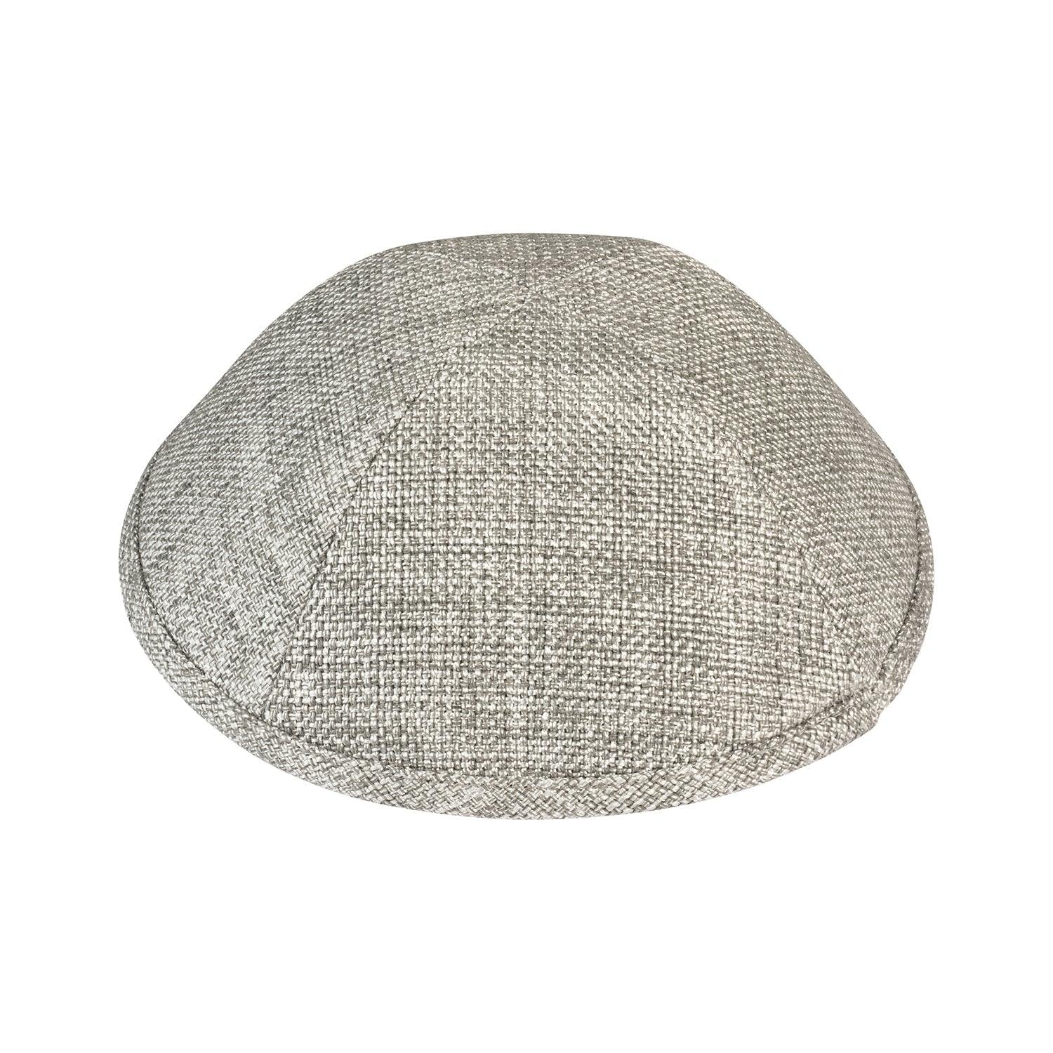 IKIPPAH SILVER METALLIC YARMULKE