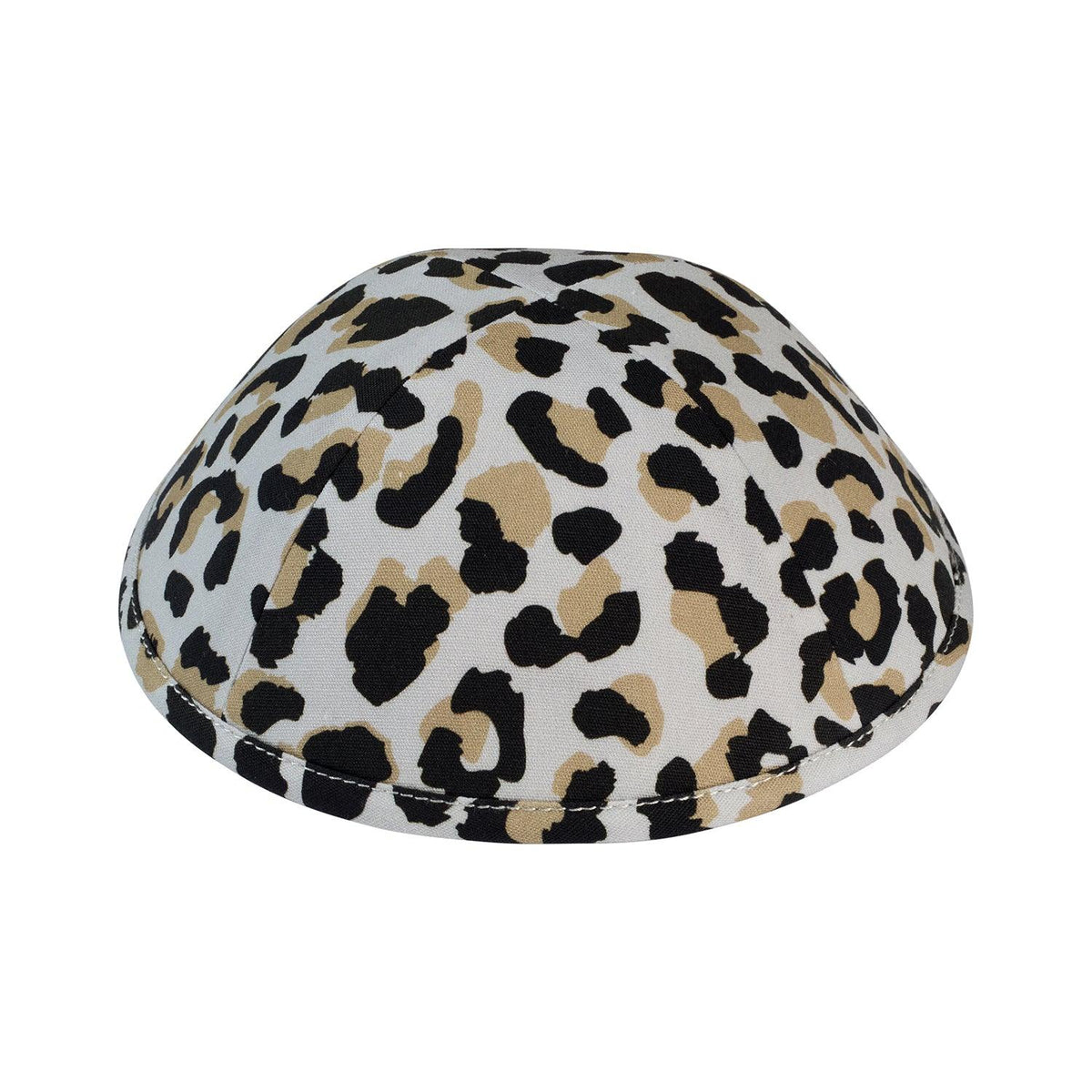 IKIPPAH TAN LEOPARD YARMULKE