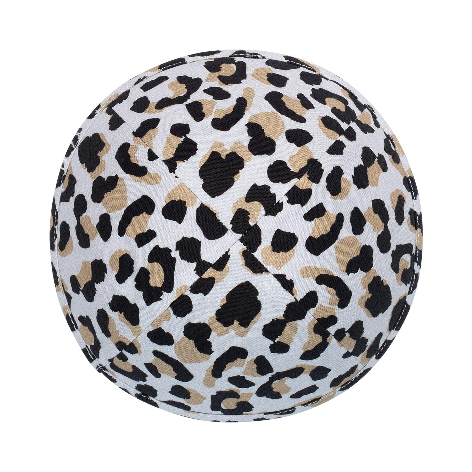 IKIPPAH TAN LEOPARD YARMULKE