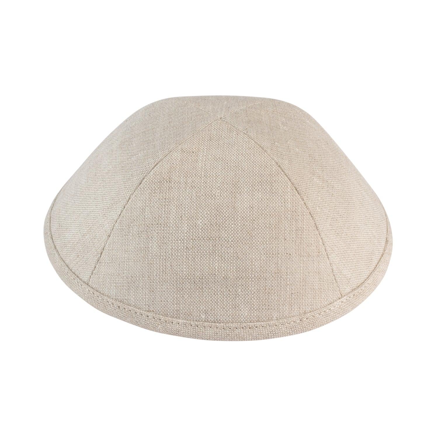 IKIPPAH TAN LINEN YARMULKE